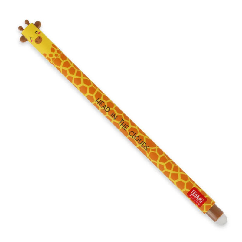 Löschbarer Gelstift - Erasable Pen mit Giraffe-Motiv Löschbarer Gelstift - Erasable Pen mit Giraffe-Motiv